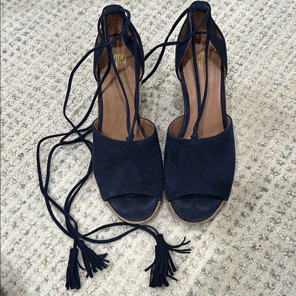 CAbi Suede Open-Toed Isla Sandal